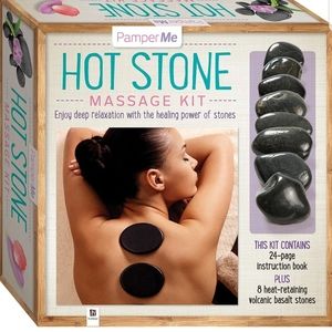 Pamper Me Hot Stone Massage kit, NIB